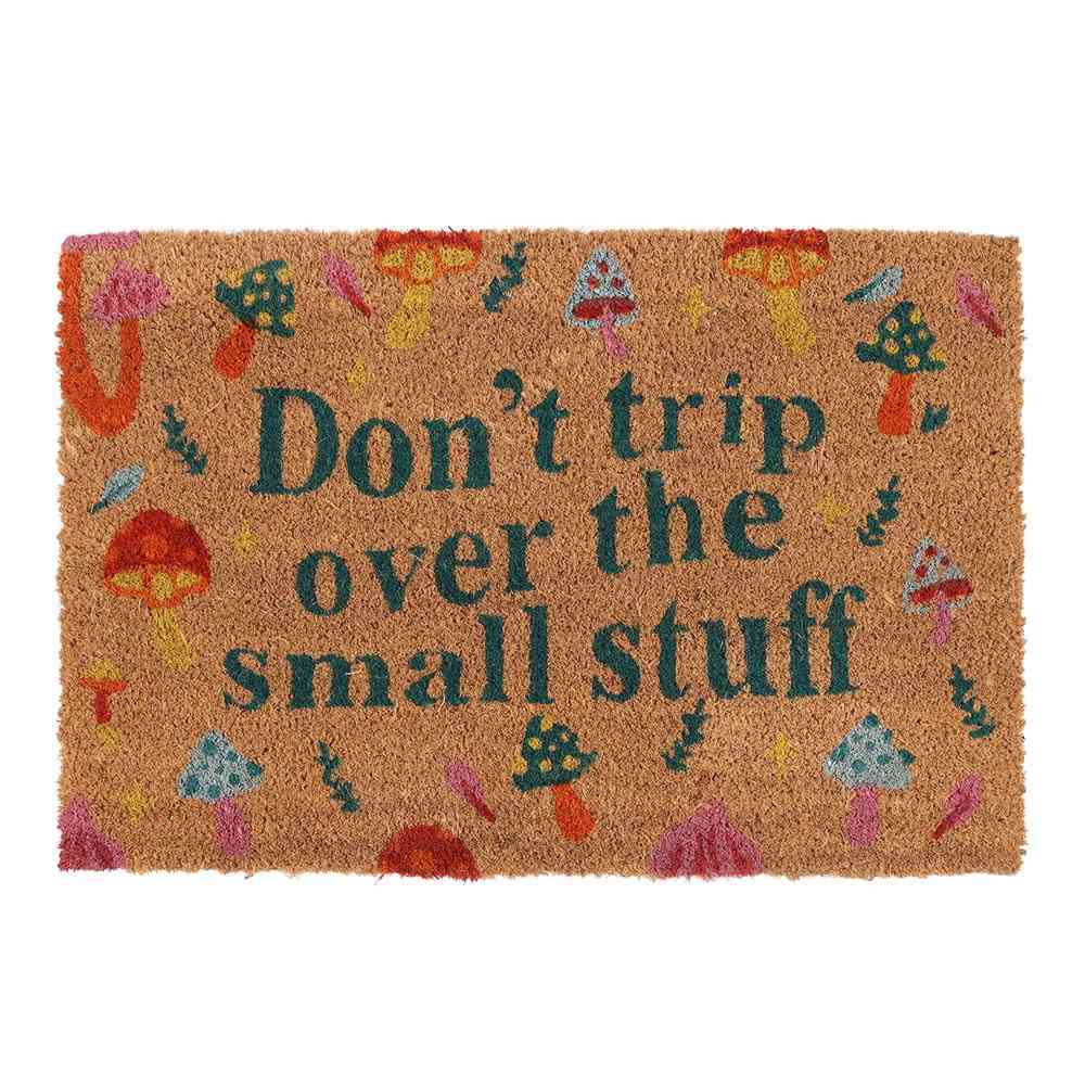 Something Different - Natural Don't Trip Mushroom Deurmat - Multicolours